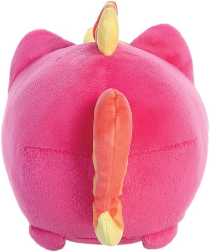 AURORA, 14288, Tasty Peach Berry Sunset Meowchi, 7In, Eco-friendly soft toy, Pink