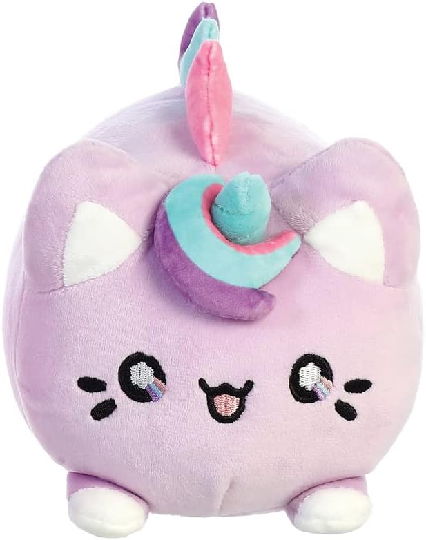 AURORA, 14289, Tasty Peach Lavender Dream Meowchi, 7In, Eco-friendly soft toy