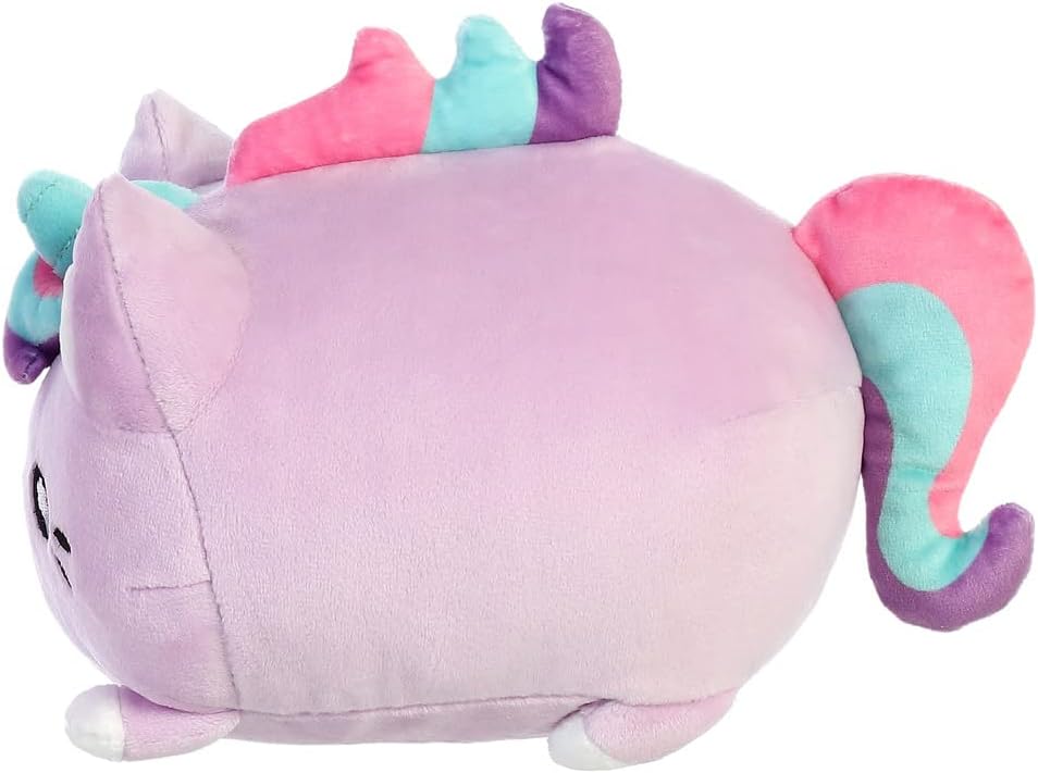 AURORA, 14289, Tasty Peach Lavender Dream Meowchi, 7In, Eco-friendly soft toy