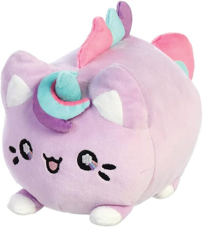 AURORA, 14289, Tasty Peach Lavender Dream Meowchi, 7In, Eco-friendly soft toy