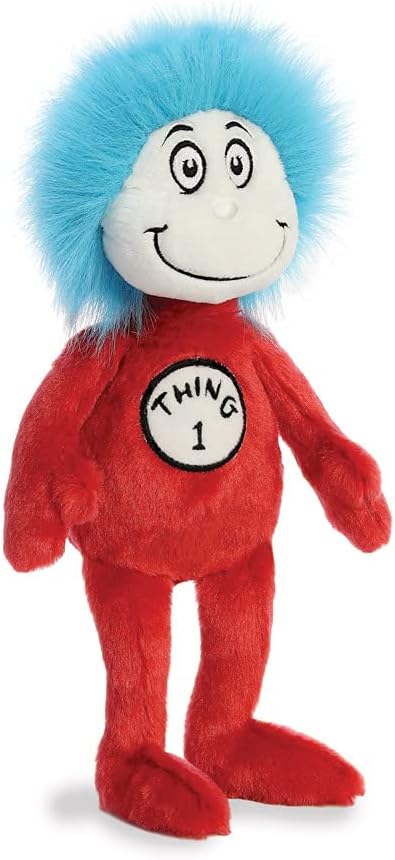 Aurora, 15912, Dr Suess, Thing 1, 8In, Soft Toy, (Red, Blue, White)
