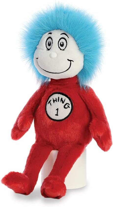 Aurora, 15912, Dr Suess, Thing 1, 8In, Soft Toy, (Red, Blue, White)