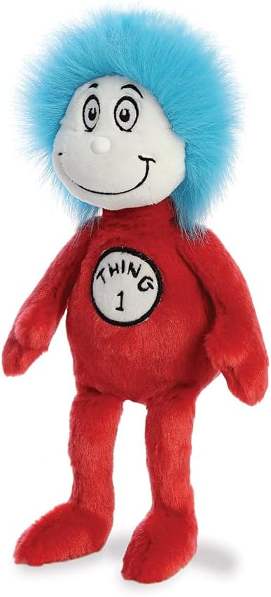 Aurora, 15912, Dr Suess, Thing 1, 8In, Soft Toy, (Red, Blue, White)