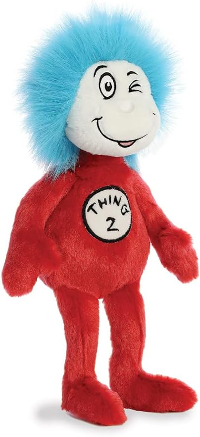 Aurora, 15913, Dr Suess, Thing 2, 8In, Soft Toy, (Red, Blue, White)