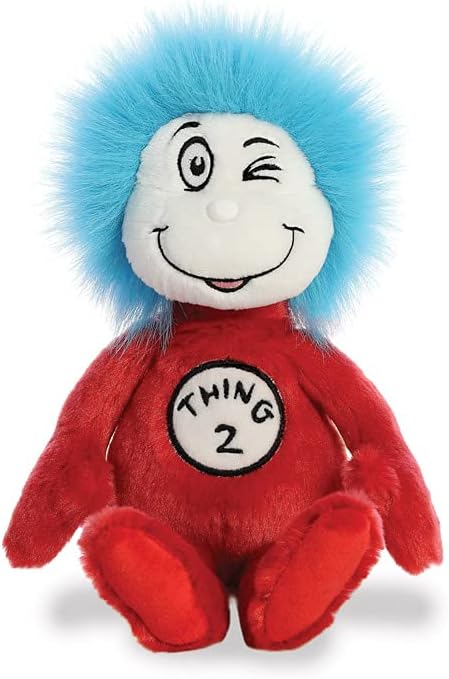 Aurora, 15913, Dr Suess, Thing 2, 8In, Soft Toy, (Red, Blue, White)
