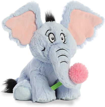 Aurora, 15915, Dr Suess, Horton Elephant 12In, Soft Toy, Blue & Pink