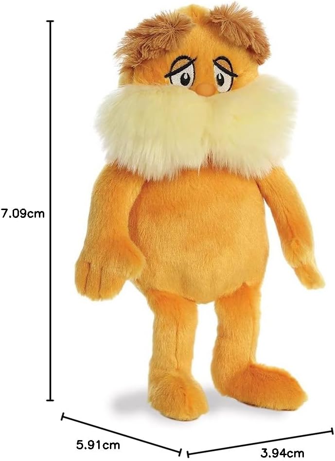 Aurora, 15920, Dr Suess, The Lorax 7.5In, Soft Toy, Orange
