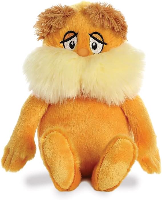 Aurora, 15920, Dr Suess, The Lorax 7.5In, Soft Toy, Orange