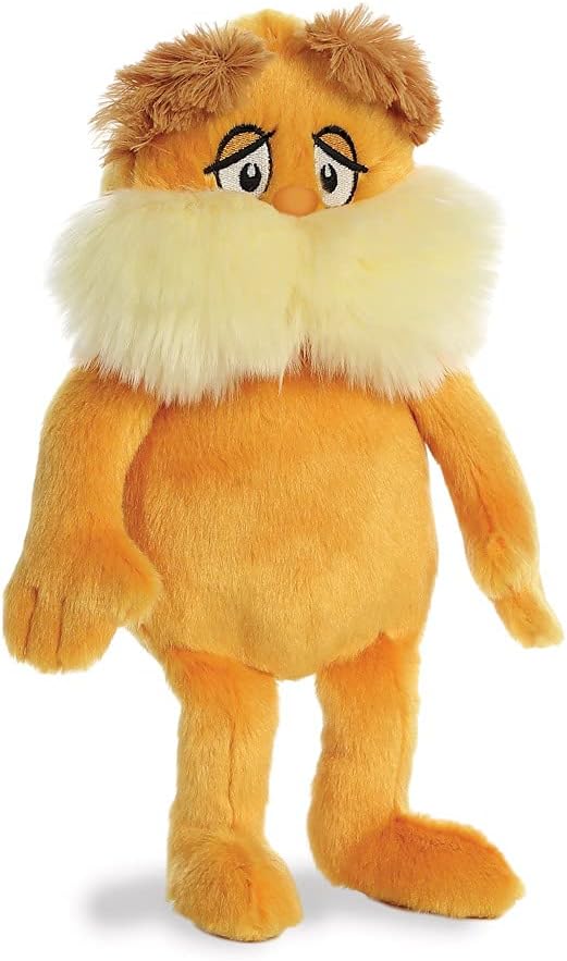 Aurora, 15920, Dr Suess, The Lorax 7.5In, Soft Toy, Orange
