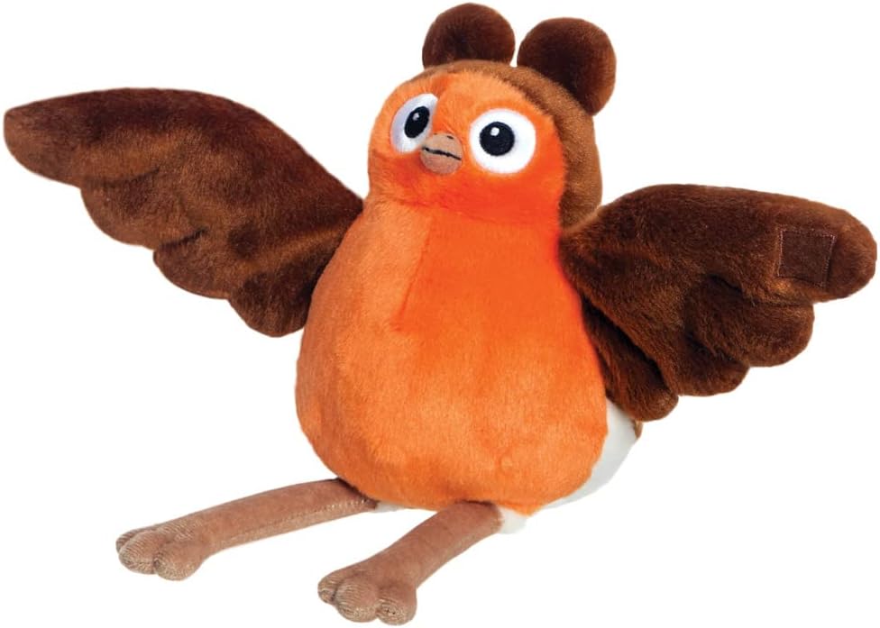 Aurora, 61432, Robin, Bird Soft Toy, Brown and Red