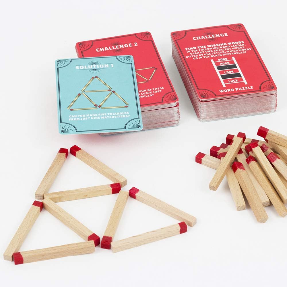 Professor Puzzle | Magnificent Matchstick Puzzles | Puzzle | Ages 6+ | 1+ Players