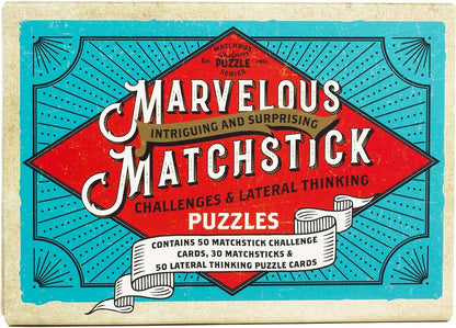 Professor Puzzle | Magnificent Matchstick Puzzles | Puzzle | Ages 6+ | 1+ Players