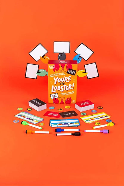 Professor PUZZLE You're My Lobster Board Game Ages 12+ 2-6 Players 20 Minutes Playing Time, PROPPG7904, Orange