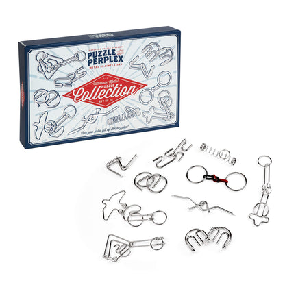 Professor PUZZLE colección Perplex de Professor – 10 Rompecabezas de Metal/Juegos de Teaser Cerebro, Multicolor (PX2041