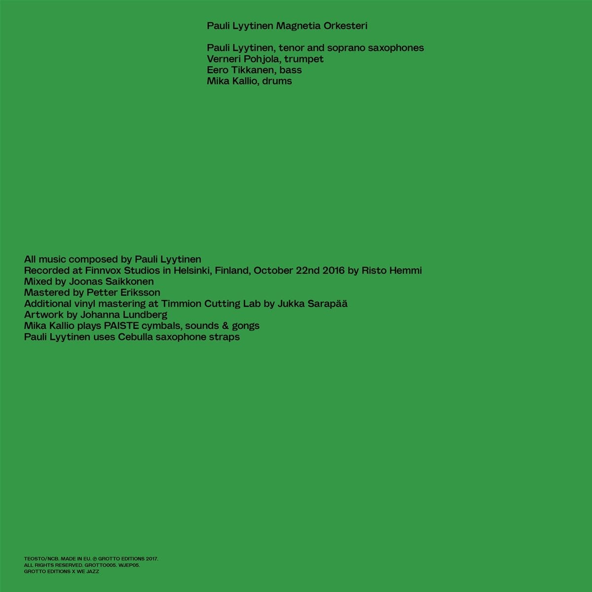 Pauli Lyytinen Magnetia Orkesteri Ep