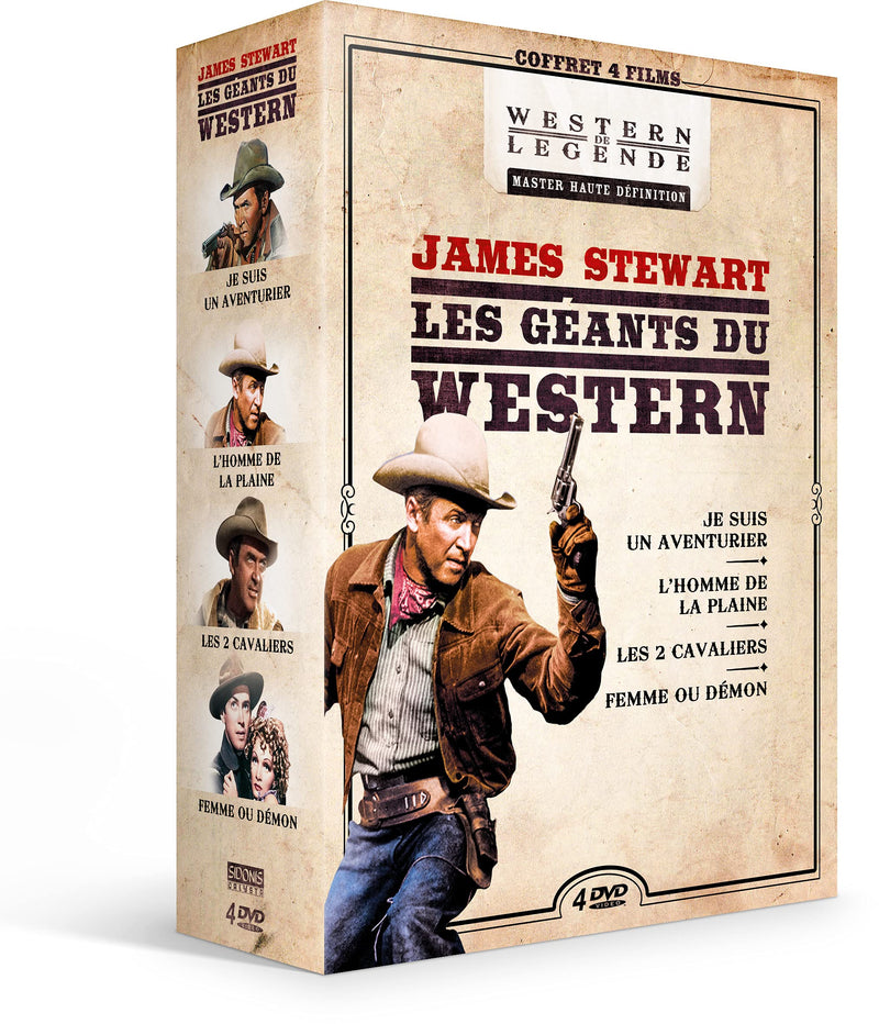 Coffret james stewart n 2 - les geants du western - dvd