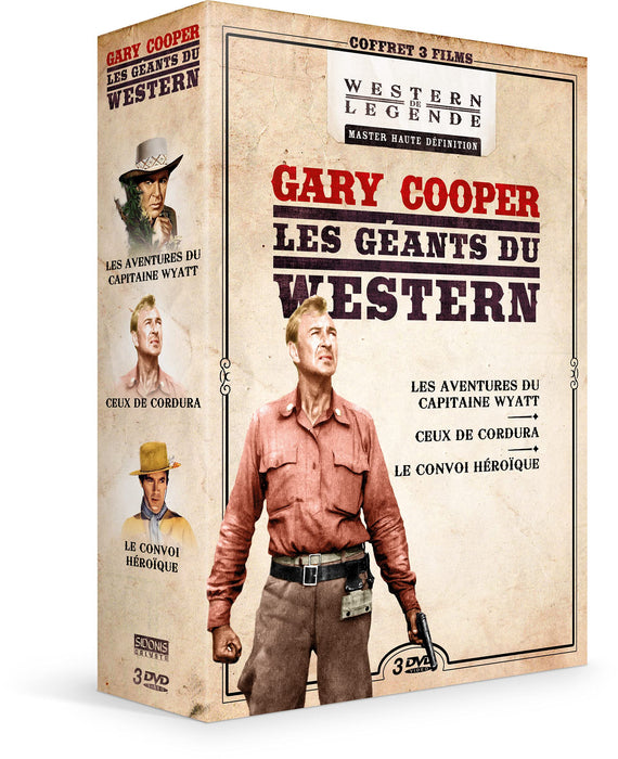 Coffret gary cooper - les geants du western - dvd - coffret