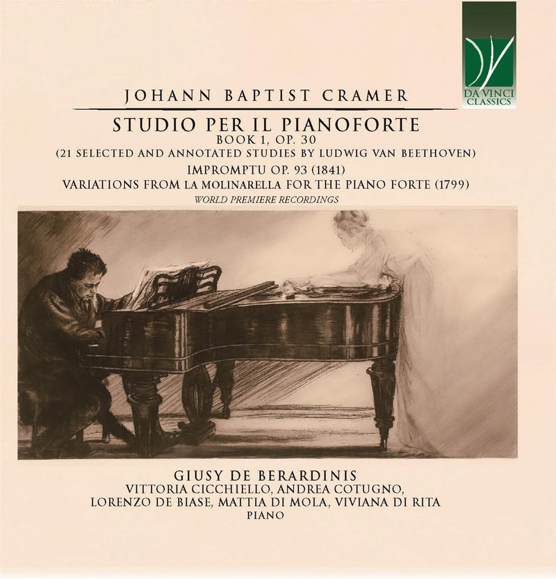 JOHANN BAPTIST CRAMER: STUDIO PER IL PIANOFORTE, BOOK 1, OP. 30
