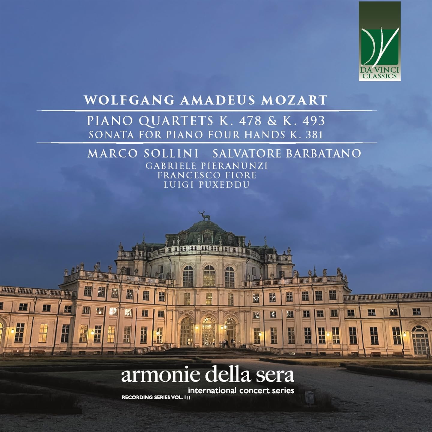 Mozart: Piano Quartets K. 478 & K. 493, Sonata K.