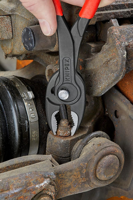 Knipex TwinGrip Slip Joint Pliers black atramentized, with non-slip plastic coating 200 mm 82 01 200