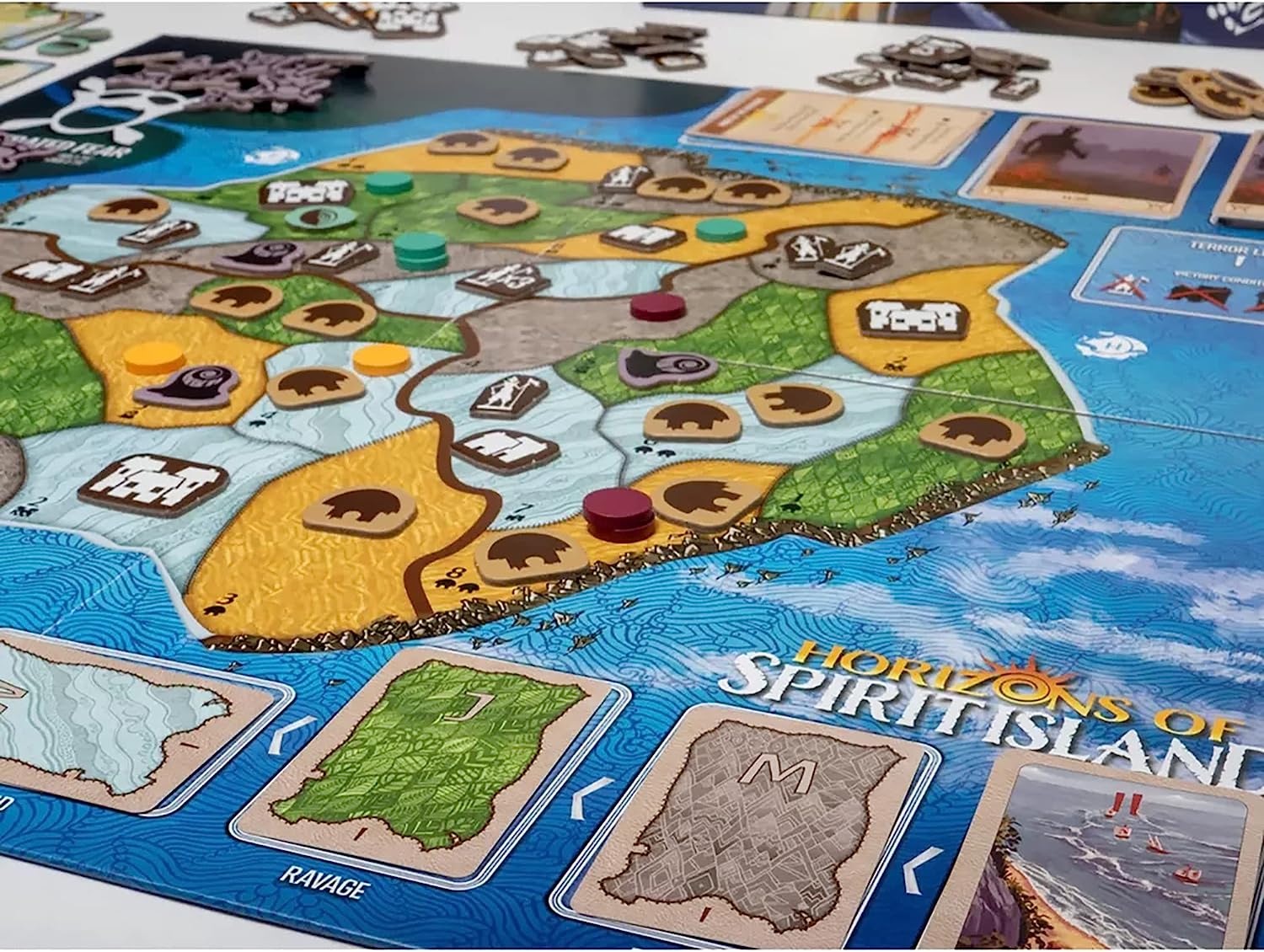 Greater Than Games | Horizons of Spirit Island (Standalone) | Board Game | Ages 14+ | 1-3 Players | 90-120 Minutes Playing Time