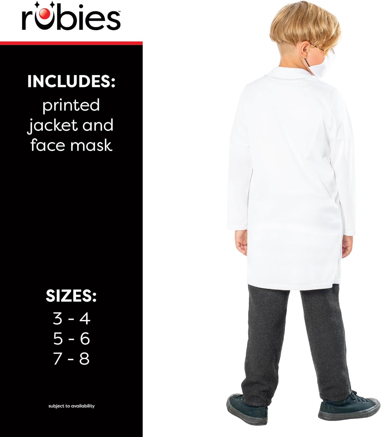 Rubie's 301751XS000 Doctor Kids Fancy Dress, Boys, Girls, Multi