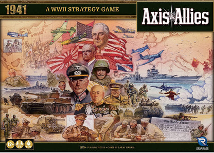 Axis & Allies: 1941 - A WWII Strategy Board Game, Renegade Game Studios, Epic War Game Set in 1941, Struggle for Supremacy, Ages 12+, 2-5 Players, 1-3 Hour Playing Time