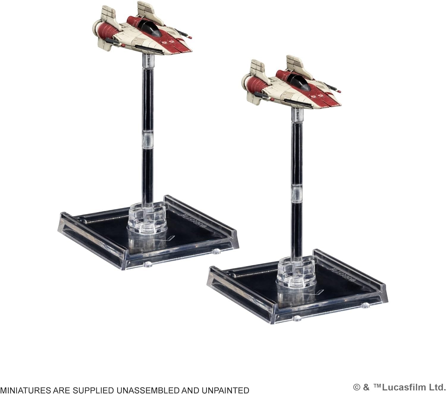 Atomic Mass Games |Star Wars X-Wing: Rebel Alliance Squadron Starter Pack | Tabletop Miniatures Game | Ages 14+ | 2 Players | 90 Minutes Playing Time