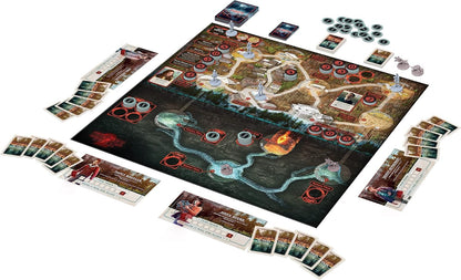 CoolMiniOrNot Inc | Stranger Things: Upside Down | Cooperative Board Game | Ages 12+ | 2-4 Players | 60 Minutes Playing Time