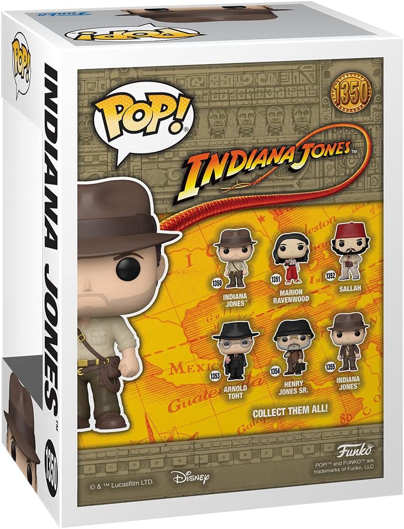 Funko Pop! Movies: ROTLA - Indiana Jones - Raiders of The Lost Ark - Figura de Vinilo Coleccionable - Idea de Regalo- Mercancia Oficial - Juguetes para Niños y Adultos - Movies Fans
