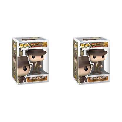 Funko POP! Movies: ROTLA - Indiana Jones With Jacket - Raiders Of the Lost Ark - Collectable Vinyl Figure - Gift Idea - Official Merchandise - Toys for Kids & Adults - Movies Fans (Pack of 2