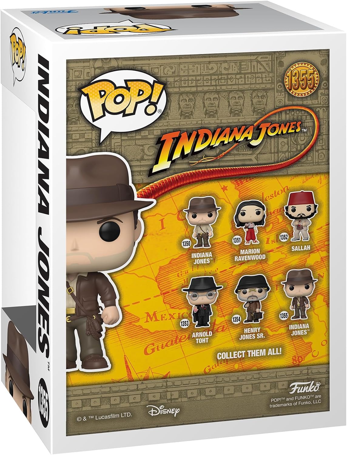 Funko POP! Movies: ROTLA - Indiana Jones With Jacket - Raiders Of the Lost Ark - Collectable Vinyl Figure - Gift Idea - Official Merchandise - Toys for Kids & Adults - Movies Fans (Pack of 2