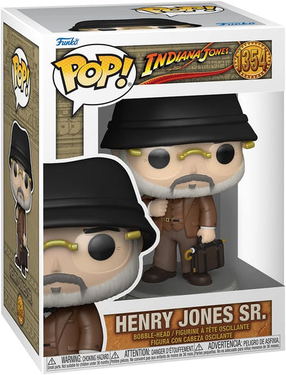 Funko Pop! Movies: Indiana Jones - Henry Jones Sr - Raiders of The Lost Ark - vinyl verzamelfiguur - cadeau-idee - officiële handelsgoederen - speelgoed voor kinderen en volwassenen - filmfans