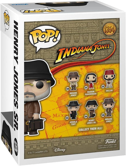 Funko Pop! Movies: Indiana Jones - Henry Jones Sr - Raiders of The Lost Ark - vinyl verzamelfiguur - cadeau-idee - officiële handelsgoederen - speelgoed voor kinderen en volwassenen - filmfans
