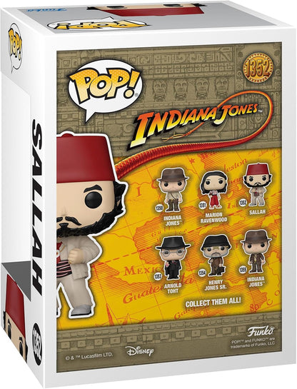 Funko Pop! Movies: Indiana Jones - Sallah - Collectable Vinyl Figure - Gift Idea - Official Merchandise - Toys for Kids & Adults - Movies Fans - Model Figure for Collectors and Display