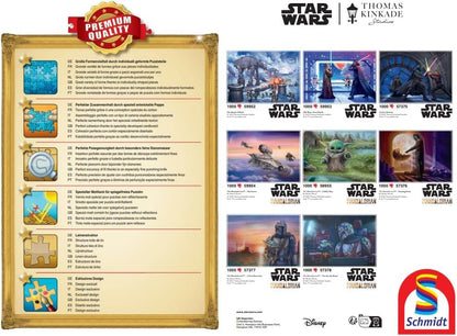 Schmidt | Thomas Kinkade: Disney Star Wars The Mandalorian - Two for the Road - 1,000 -Piece | Jigsaw Puzzle | Ages 12+ |