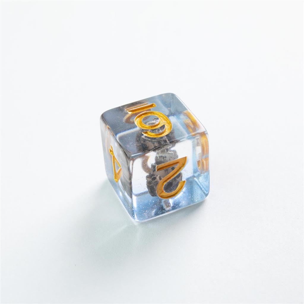 Gamegenic - Set de Dados para rol Green Skull (7pcs