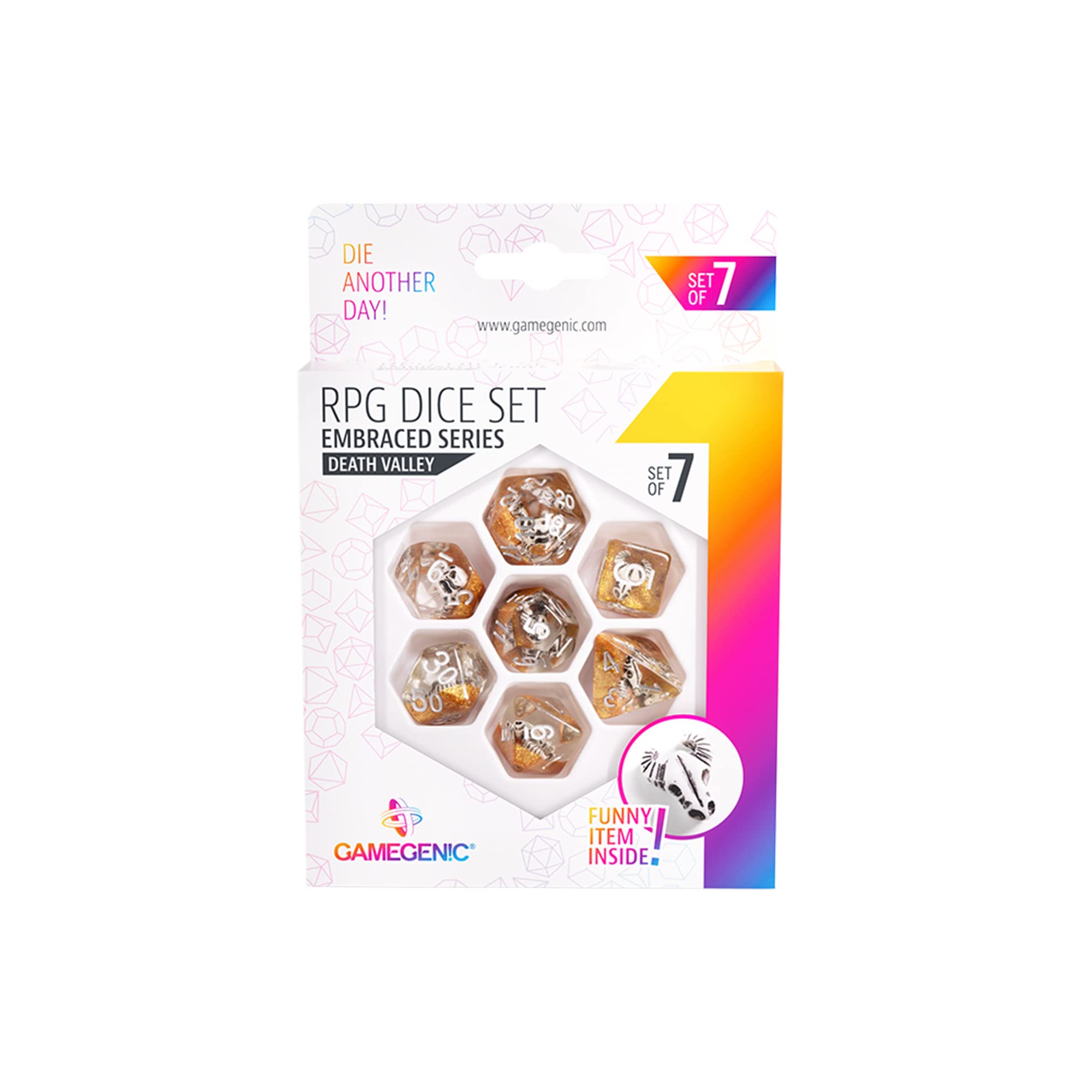 Death Valley Role Playing Dice Set (7pcs