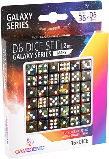 Gamegenic - Set of 6 Faces Mars 12mm (36pcs)