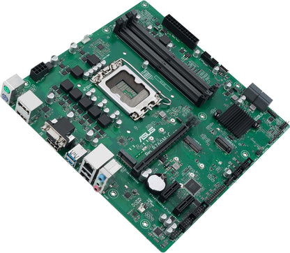 ASUS PRO B760M-C CSM Business Mainboard Sockel Intel LGA 1700 (mATX, CSM, Control Center Express, COM Debug Header, DDR5, PCIe 4.0, Q-LED Core