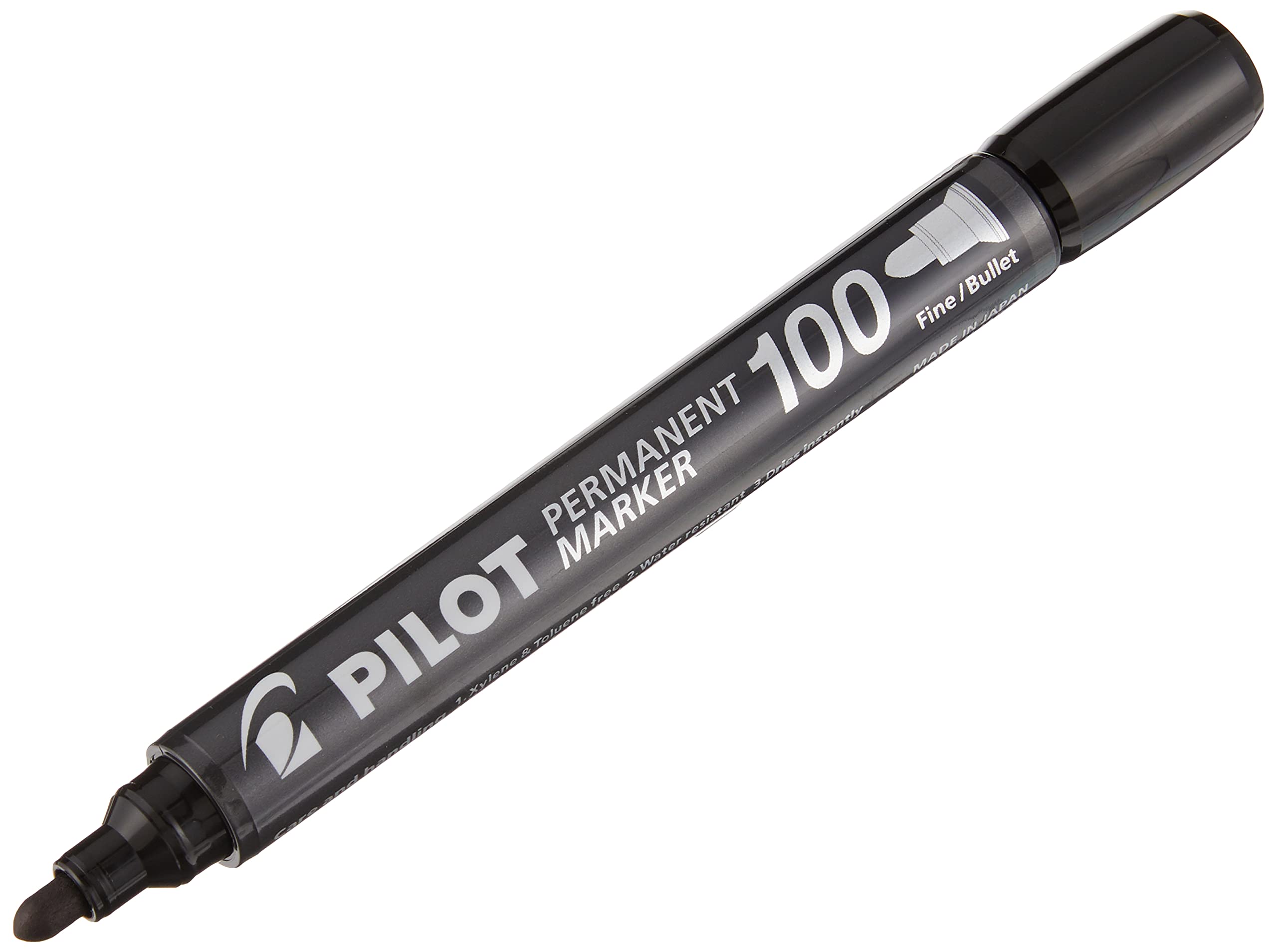 Permanent Marker Bullet Tip Black. sca-100-b