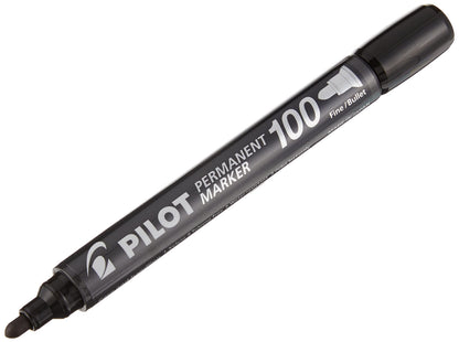 Permanent Marker Bullet Tip Black. sca-100-b