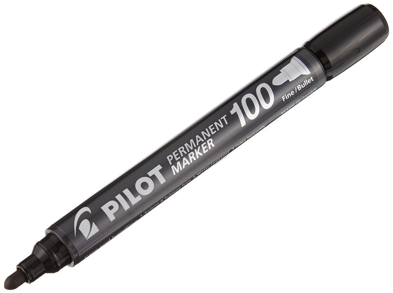 Permanent Marker Bullet Tip Black. sca-100-b