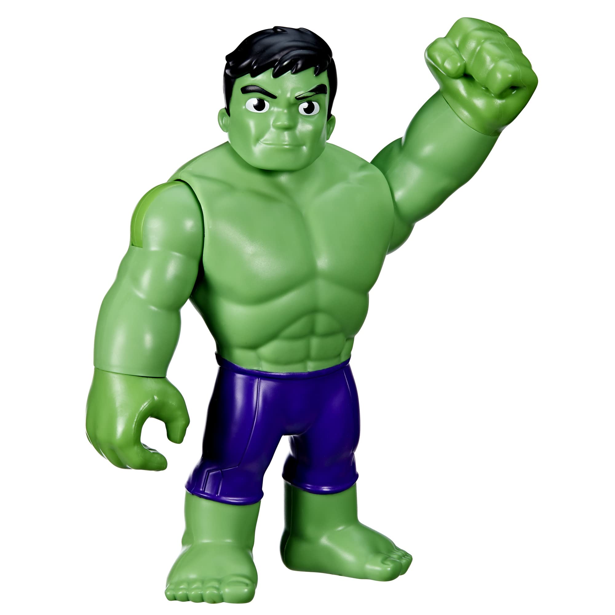 Marvel - Spidey y su superequipo - Figura Gigante de Hulk de 22,5 cm - Juguete Preescolar de superhéroe - A Partir de 3 años