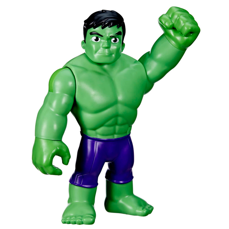 Marvel - Spidey y su superequipo - Figura Gigante de Hulk de 22,5 cm - Juguete Preescolar de superhéroe - A Partir de 3 años