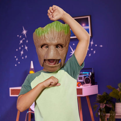Marvel Guardians of The Galaxy Vol.3 Groot Role Play Mask, Talking Groot Mask, Super Hero Mask, Role Play Toys for Kids Ages 5 and Up, Toys