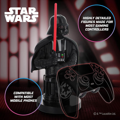 Cable Guys - Star Wars Darth Vader A New Hope Gaming Accessories Holder & Phone Holder for Controller (Xbox, Play Station, Nintendo Switch) & Phone (Iphone, Samsung Galaxy, Google Pixel