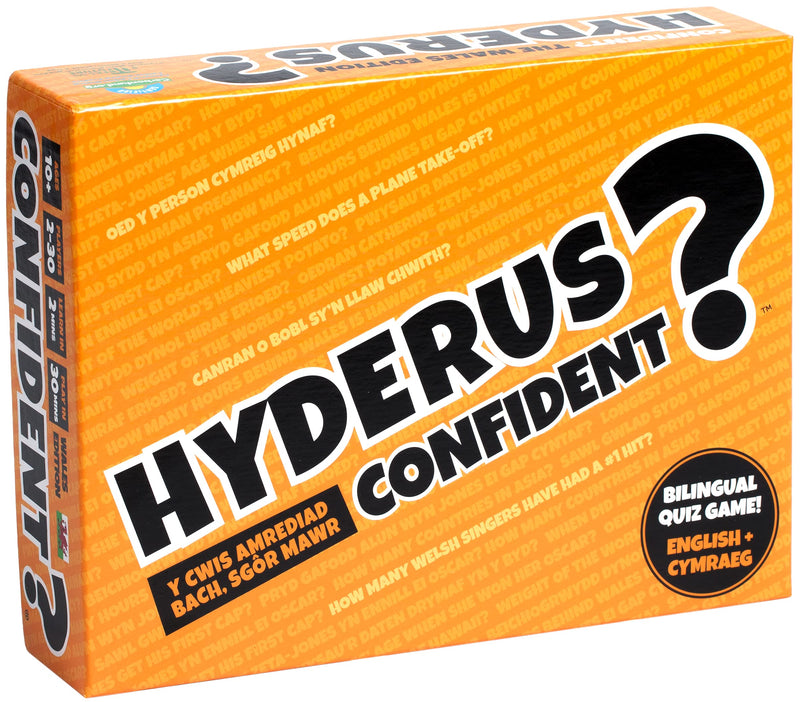 CONFIDENT? Wales Edition - Smash Hit Family Quiz Game about Wales - Perfect Welsh Gift - Wales Edition of Award-Winning Family Game