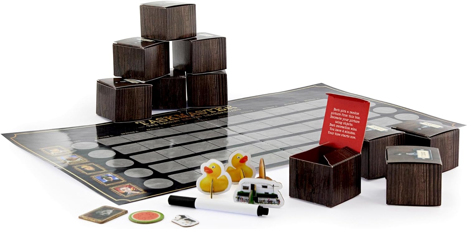 Ginger Fox Taskmaster Secret Series Board Game