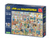 Jan van Haasteren- Haasteren,Jan Van, 10 Years JvH Studio 1000pcs, Color Negro, 68x49cm (Jumbo Spiele 1110100028